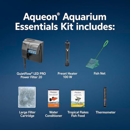 Aqueon Fish Tank Aquarium Essentials Starter Kit for 29 Gallon Tanks - size: 29 Gallon
