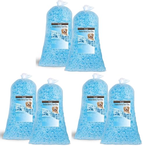 DR.DUDU 10lbs Pillow Stuffing for Couch Pillows Bean Bag Filler (Pack of 3) - size: 10lb (Pack of 3)