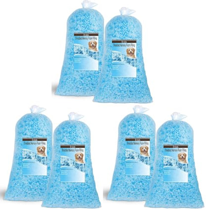 DR.DUDU 10lbs Pillow Stuffing for Couch Pillows Bean Bag Filler (Pack of 3) - size: 10lb (Pack of 3)