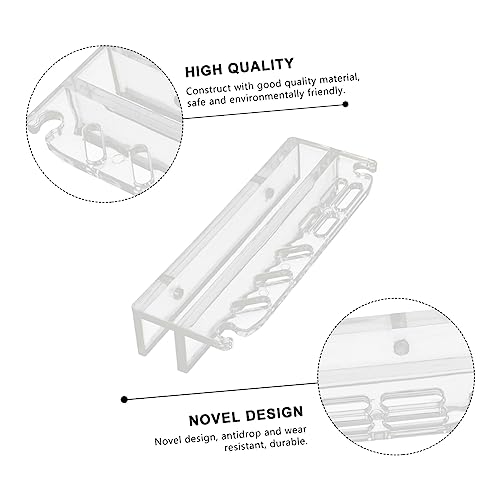 LIOOBO Magnetic Aquarium Cleaning Tool Holder Organizer Fish Tank Tool Rack Algae Scraper Storage
