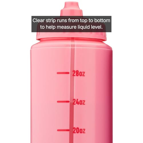 Hydra Cup -4 Pack- 32oz Squeeze Water Bottles for Women, Spin Class Squirt