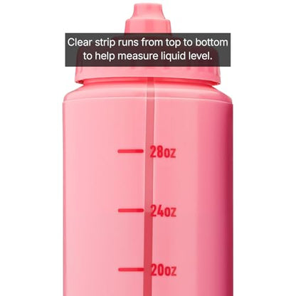 Hydra Cup -4 Pack- 32oz Squeeze Water Bottles for Women, Spin Class Squirt