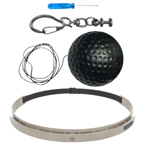 Boxing Reflex Ball, Boxing Ball Headband, Wearable Silicone Headband Strength Training Boxing Balls Set, Reaction Ball for Adults Kids Courtyard Gym Home - color: A