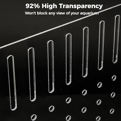 2pcs Fish Tank Dividers, Acrylic Divider Isolation Board with Suction Cups, DIY Designed Clear Easy to Install and Assemble for Fish Tank Aquarium, 15.74 x 11.81