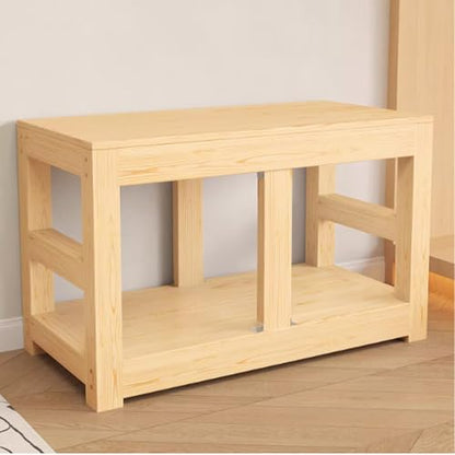 Solid Wood Aquarium Stand - Wear-Resistant Base with High Load Capacity and Reinforced Supports for Offices, Study Rooms, Dining Areas, Hotels, and Living Rooms - size: 47.2x23.6in