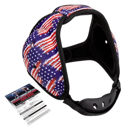Trymaker Wrestling Headgear, Youth Wrestling Head Gear with Chin Cup | Two Size, Sorf Ear Guard, Sandwich Layer Design, Lightweight, MMA, Jiu-Jitsu, BJJ - size: L (21 1/4" - 25 1/4"), style: Blue