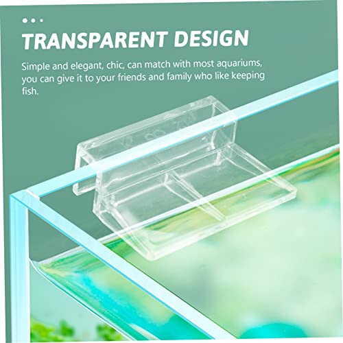 10Pcs Transparent Aquarium Cover Support Racks Easy Install Fish Tank Brackets for Accessories for Fish Tanks and Aquariums