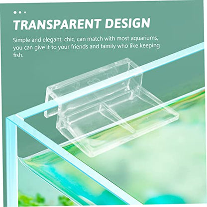 10Pcs Transparent Aquarium Cover Support Racks Easy Install Fish Tank Brackets for Accessories for Fish Tanks and Aquariums