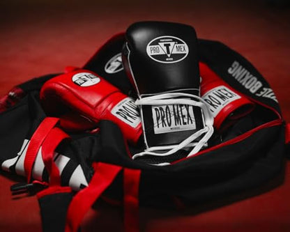 Title Boxing Pro Mex Professional Edge Lace Training/Sparring Boxing Gloves - color: Black, size: 12 oz