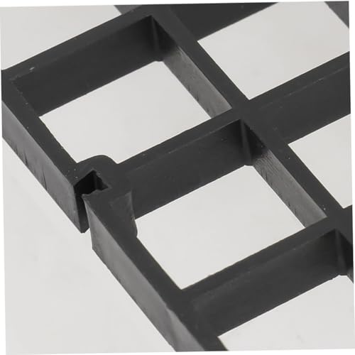 4sets Aquarium Divider with Plastic Grate Isolation Board for Fish Tank Easy Installation Sturdy Crate Diffuser Grid Panel Bottom Tray for Multiple Species