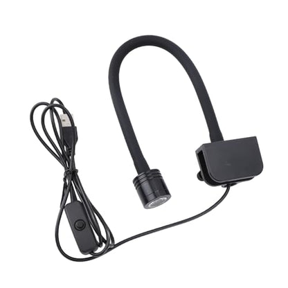 Zerodis Other Specialty Lighting USB Dimmable LED with Adjustable Angle for 3-6 Gal Frameless Tanks Aquarium Clip On Light Fish Tank Clip Lamp Lighting (Neutral Light) - size: Neutral Light