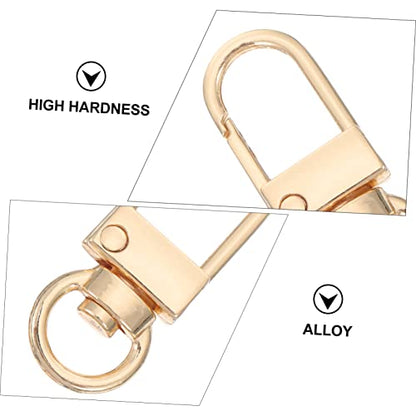 Holibanna Alloy Claw Clasp Metal Bag Buckle 15pcs Set Swivel Lobster Clasp for DIY Jewelry Making
