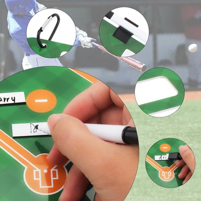 Magnetic Baseball Softball Lineup Cards Marker Board