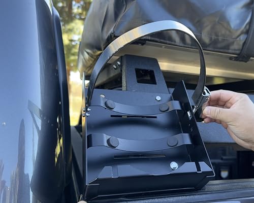 Flame King T-Racks® 5LB Propane Tank Mounting Bracket Strap for RVs, Trailers, Campervans, Jeeps, and Overland Vehicles
