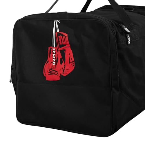 TITLE Boxing Deluxe Gear Bag (Black)