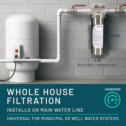 3M Aqua-Pure Whole House Std. Dia. Stainless Steel Filter Housing SST1HA. Heavy Duty Construction, Built to Last - style: SST1HA Stainless Steel Housing