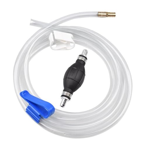 Manual Siphon Pump Hose Set for Fuel and Water Transfer, Practical Guide Oil Tube with Flexible Suction Hose for Fish Tank, Vehicle, and Home Use