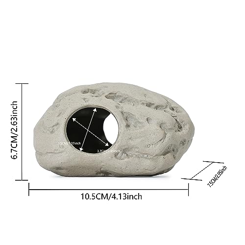 Aquarium Rock Cave Decor for Shrimp Cichlid Hiding Breeding (Set 8) - style: Set 8