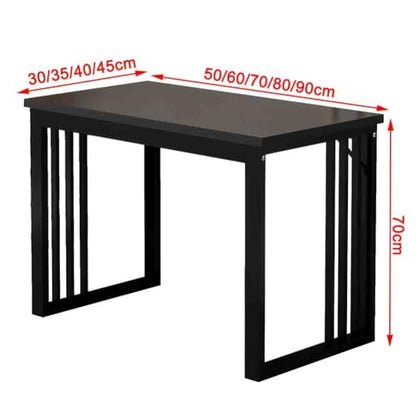 Sturdy Metal Fish Tank Stand with Storage Shelves, Multi-Functional Home Organizer Side Table for Living Room, Bedroom, Kitchen, Office (White, 70x45x70 cm)