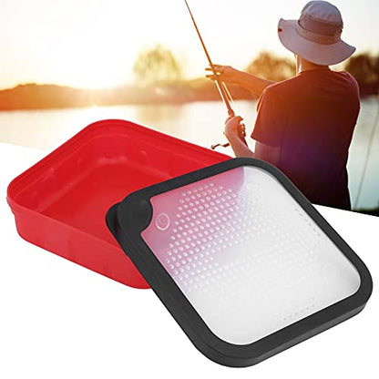Bait Bucket, Bait Storage Box Convenient Wearproof for Fishing(170 * 170 * 45mm)