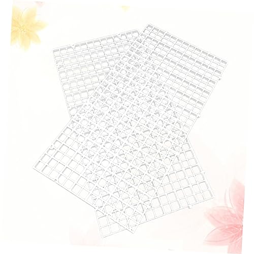 Kisangel 6pcs Fish Tank Divider Panels White Aquarium Isolation Lattice Plates for Breeding and Separation Easy to Install Suitable for Fish Tank Supplies and Bottom Filtering