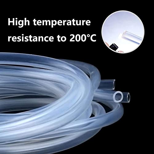 1mm ID Silicone Tubing, Food Grade 1mm ID x 2mm OD 3Feet Length Clear Tube High Temp Pure Silicon Hoses for Home Brewing Winemaking - size: 1mm x 2mm, style: 3 Feet Lenght
