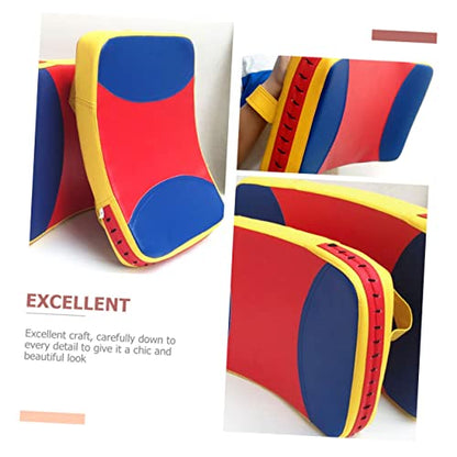 Arc-Shaped Taekwondo Kick Shield Pad Curved Boxing Training Tool for Kickboxing Sturdy Foam Material for Martial Arts Practice Suitable for Beginners and Professionals