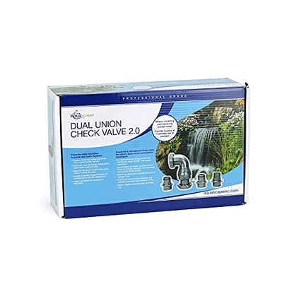 Aquascape Dual Union Check Valve 2.0 for Pond, Waterfall and Water Feature Pumps | 48026