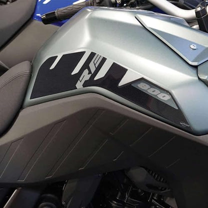 labelbike - 3D Stickers Motorcycle Fuel Tank Sides Protection and Decoration in Resin Compatible with Suzuki V-Strom 800RE