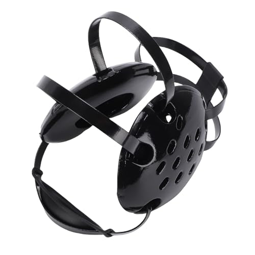 Wrestling Headgear Grappling Ear Guard MMA Ear Protector with 11-Hole Breathable Design and Soft Chin Pad for Adult Men Women Black