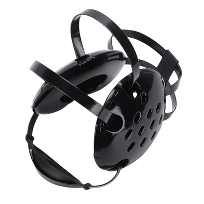 Wrestling Headgear Grappling Ear Guard MMA Ear Protector with 11-Hole Breathable Design and Soft Chin Pad for Adult Men Women Black