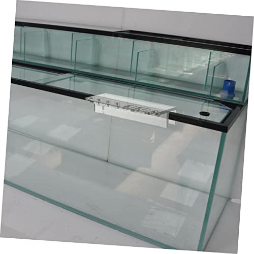 Acrylic Aquarium Tool Organizer Rack Scissors Tweezers and Scrapers Storage Stand for Efficient Water Plant Maintenance Easy Installation and Design