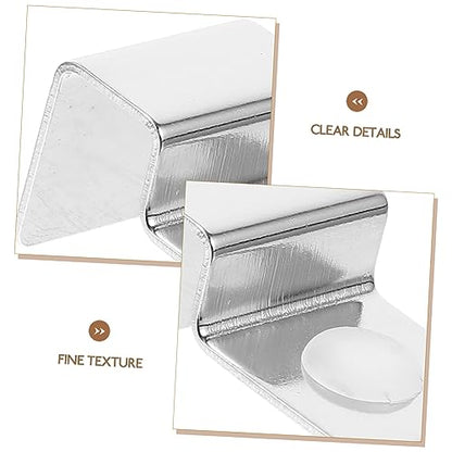 Aquarium Clips 4pcs Stainless Steel Support Holders for Fish Tank Glass Cover Aquatic Tank Accessory - size: Size 3
