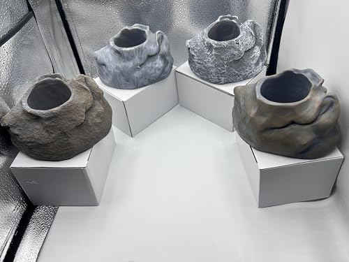 Rough Gray Aquarium Plant Holder - (Rough Gray)