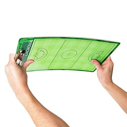 GoSports Premium Dry Erase Coaches Clipboards – Basketball, Baseball, Football, Soccer, Hockey, Volleyball, Lacrosse - color: Women's Lacrosse
