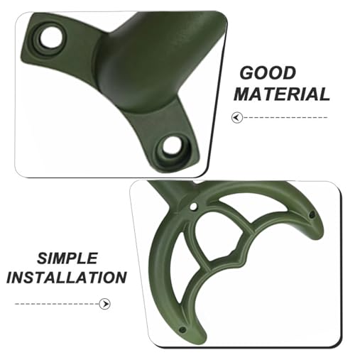 5 Pcs 52’’Ceiling Fan Blades Arms Replacement,Ceiling Fan Blades Arms Replacement Parts Mounting Bracket Kit for Replacing The Worn Fan Blades,Keep The Balance and Good Performance (Green) - color: Green