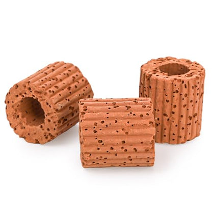 50 Pcs Aquatic Water Plant Fixed Rings, Ceramic Aquarium Plant Holder Weights Aquarium Landscape Cultivation Fixed Cup Pottery Plants Pot Gravity Ring for Fish Tank Accessories