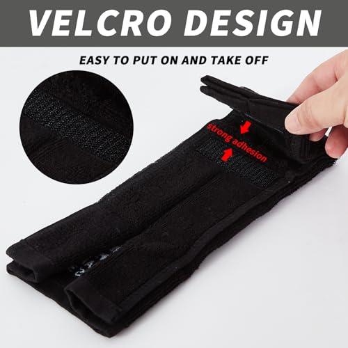 Black Football Towel with Hook and Loop Closure, Cotton Christian Cross Quarterback Qb Sports Towels for Men Youth Boys Adults - color: Proverbs 3:5(black）