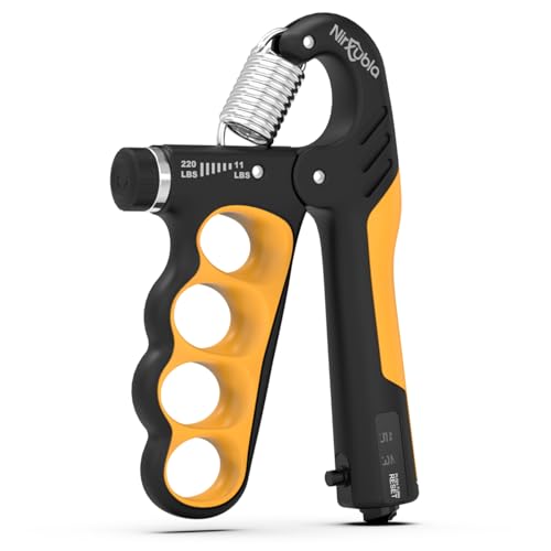 Hand Grip Strengthener Trainer Adjustable Resistance 11LBS-220LBS, Forearm Strengthener, Hand Squeezer With Mechanical Counter Multipurpose Grip for Muscle Building and Injury Recovery