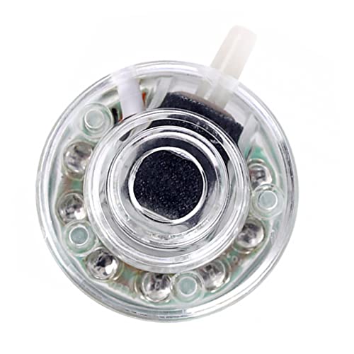 Colorful Led Aquarium Air Bubbler USB Connection Oxygen Diffuser for Fish Tanks and Aquariums Creates Tiny Air Bubbles to Oxygen Levels for Home Office and Pools