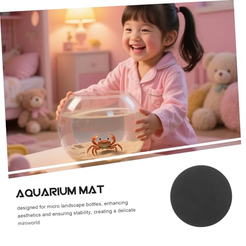 Fish Tank Leveling Mat: Shock-Absorbing Non-Slip Aquarium Pad for Under Tank Cushioning Mat for Micro Landscape Bottles and Terrariums