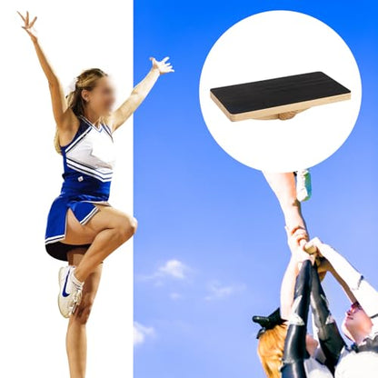 Cheer Balance Trainer, Wooden Cheer Flyer Stand, Cheer Stand for Cheerleading Flyer Balance, Cheer Flyer Stand Balance and Flexibility Trainer for Flexibility Core Strength (For Experienced Person)