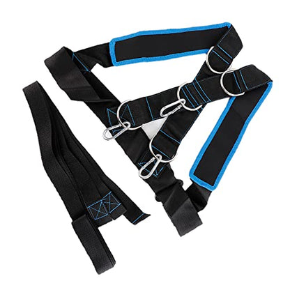 Sled Harness Training Gear for Athletes, a Complete Physical Training Kit with Adjustable Shoulder Straps for Pulling a sled or tire for Intense Workouts
