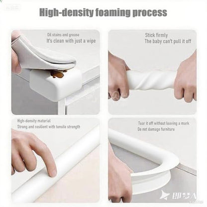2M Foam Headboard Wall Protector,Thick Cushioned Bumper Guard to Prevent Scratches/Collisions,Protects Walls & Headboards from Damage,Easy to Install(White) - color: White2