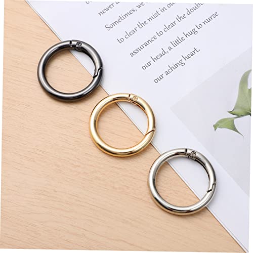Metal Spring Clips 15 Pcs for Keychains and Purses