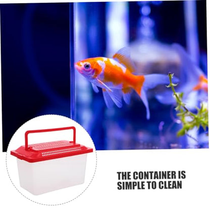 Fish Transport Container Small Aquariums Goldfish Tank Handheld Fish Tank Crab Carrier