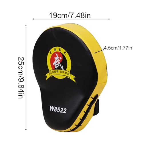 Punching Pads Boxing Target Training Equipment Practice Competition | Sparring Pads Competition Equipment for Gym Home Fitness Adults Kids Boxing Sparring Pads Punching Mitts Training Equipment - color: Yellow
