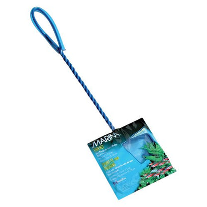 Marina 10-Inch Blue Fine Nylon Net with 14-Inch Handle, Aquarium Maintenance Tool, Blue, 11278 - size: 20 oz.