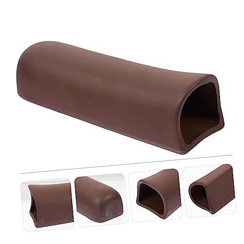 GALPADA Aquarium Shrimp Shelter Ceramic Breeding Tube Fish Habitat Hollowed Tunnel Shape for Fish to Hide Rest Play Odorless Durable for Fresh Salt Water Decor