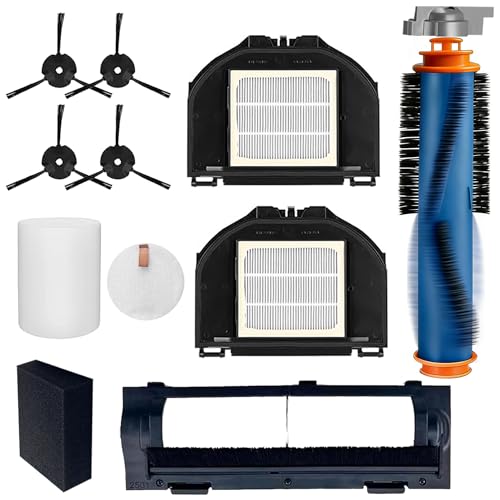 RV2300S Replacement Parts for Shark Matrix AV2310AE/RV2310AE/RV2300S Matrix 1 Main Brush, 2 dustbin Filters, 1 Base Filter, 1 Sponge,4 Side Brushes,1 Main brush Cover